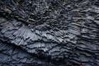 Vik, Iceland. Close view of basalt rock. Art Print